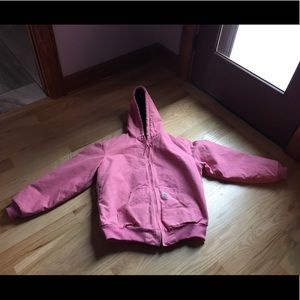 Pink carhartt jacket!
